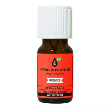 LCA essential oil of organic cypress Provence