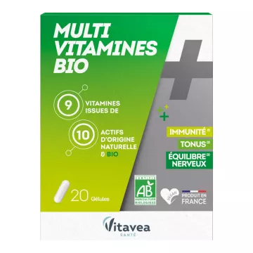 Vitavea Multivitaminas Orgánicas 20 Cápsulas