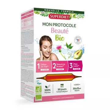 Superdiet Organic Beauty Protocol 20 flacons