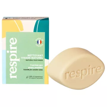 Respire Savon Nettoyant Visage Solide 50g