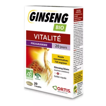 ORTIS Organic Ginseng 20 tablets