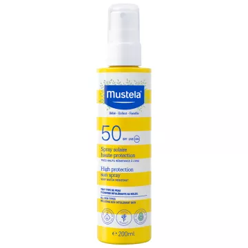 Mustela Bebé-Niño-Familia Spray Solar Alta Protección SPF 50