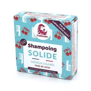 Lamazuna Shampoo Solido Olio di Ciliegia 70g