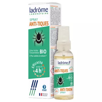 Ladrôme Insectes Spray Anti-Tiques 50 ml