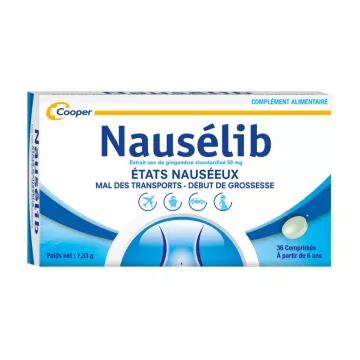 Nausélib Unidos Nauseous 36 Tablets
