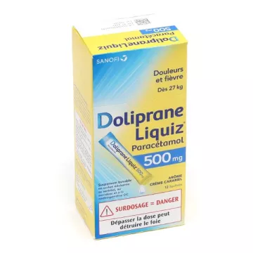 DolipraneLiquiz Paracetamol 500 mg 12 sachets