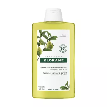 KLORANE shampooing à la Pulpe de Cédrat nouvelle formule 400ML