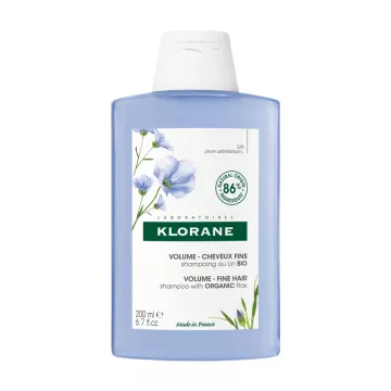 KLORANE shampooing aux fibres de Lin 200ML