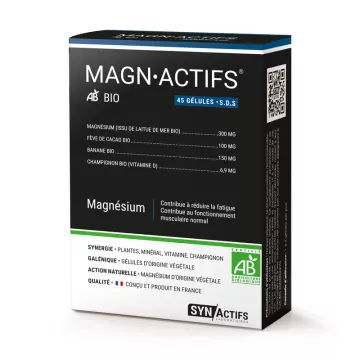 MAGNActifs MAGNGreen Magnésium Bio 45 gélules SYNActifs