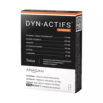 Dynactifs Tonus Synactifs 30 Gélules