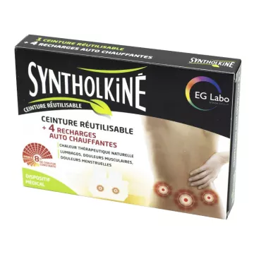 SyntholKiné Ceinture Réutilisable + Recharge Auto Chauffantes