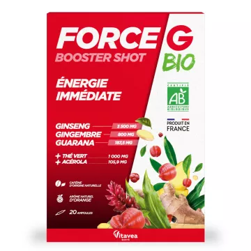 Vitavea Force G Booster Shot Orgânico 20 frascos