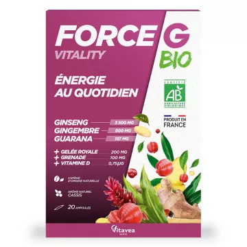 Vitavea Force G Vitality Organic 20 frascos