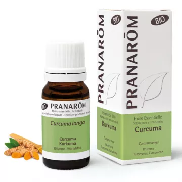 Óleo Essencial Orgânico de Cúrcuma Pranarom 10 ml