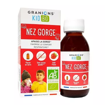 Granions Kid Organic Nose Throat 125ml