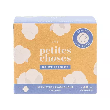 Les-Petites-Choses Hygienische, waschbare Serviette aus Bio-Baumwolle