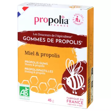 Propolia Gomas de Propóleo Ecológico Miel y Propóleo Natural