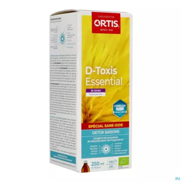 Ortis D-Toxis Essentiële detox drinkbare oplossing 250ml