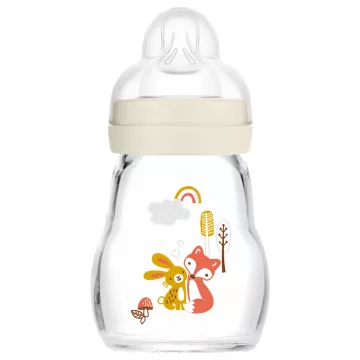 Mam Glass Baby Bottle Colors of Nature +0 Months 170ml