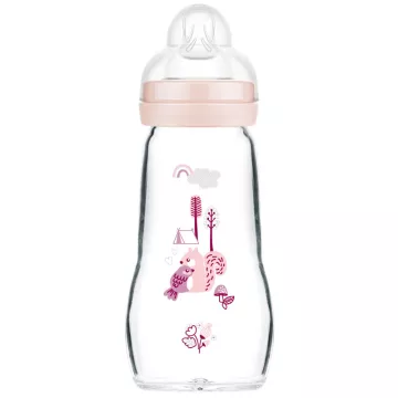 Mam Biberon Verre Couleurs de la Nature +2 Mois 260 мл