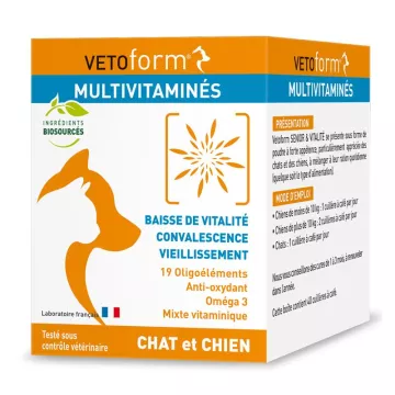 Vetoform Multivitaminé Chat et Chien 100G