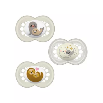 Mam Original Pacifiers +18 Months pack of 3