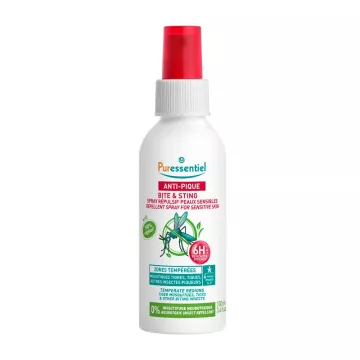Puressentiel Anti-Sting Repellent Spray Empfindliche Haut 100ml