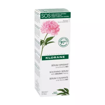 Klorane Sos Serum Lenitivo Irritazioni con Peonia Bio 100ml