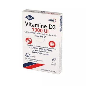 Витамин D3 1000 ед. Filmtec 30 пленок, диспергируемых во рту