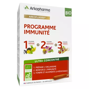 Arkofluids Organisch Immuniteitsprogramma 30 flacons