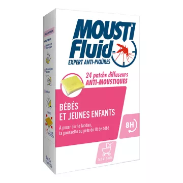 Moustifluid Anti-Mücken Patch Baby 24 Patches