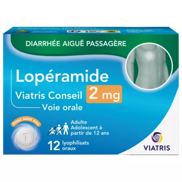 Viatris Conseil Loperamida 2 mg 12 comprimidos