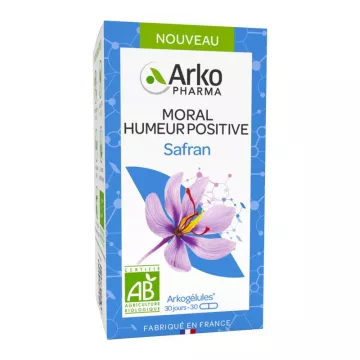 Arkogélules Safran Moral Humeur Positive Bio 30 Gélules