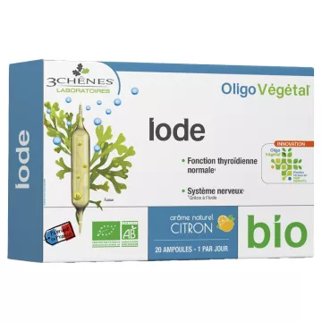 3 Chenes Oligovégétal Bio Iode 20 Ampoules