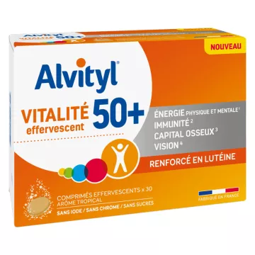 Alvityl Vitalité 50+ 30 Comprimés Effervéscent 