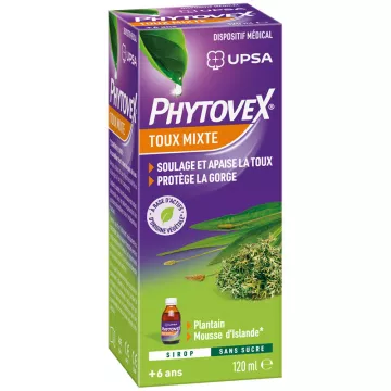 Phytovex Gemengde Hoestsiroop Zonder Suiker Upsa 120ml