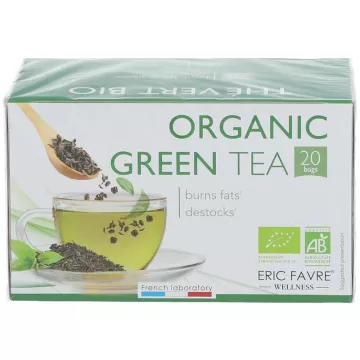 Chá verde biológico Eric Favre 20 saquetas