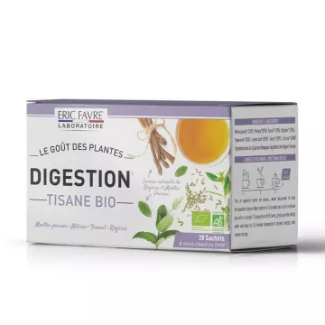 Eric Favre Organic Digestion Herbal Tea 20 Sachets
