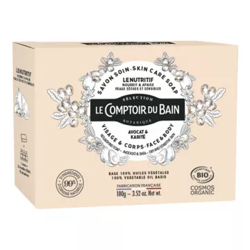 Le Comptoir du Bain Органическое твердое мыло Питательный уход 100г