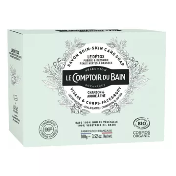 Le Comptoir du Bain Органическое твердое мыло Детокс-уход 100г