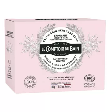 Le Comptoir du Bain Feste Bio-Seife Beruhigende Pflege 100 g