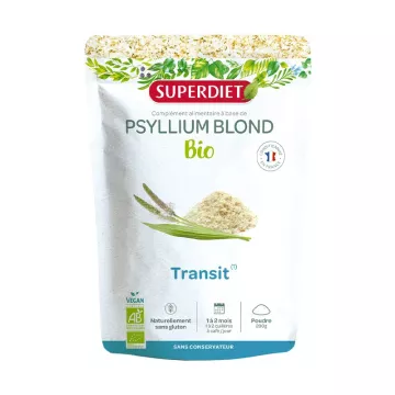 Superdiet Organic Blond Psyllium Tegument 200g