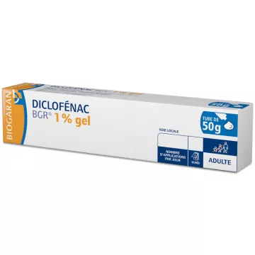 DICLOFENAC 1 POURCENT  BIOGARAN GEL TUBE 50G