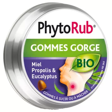 Nutreov Phytorub Organic Throat Gums 45 Gummis