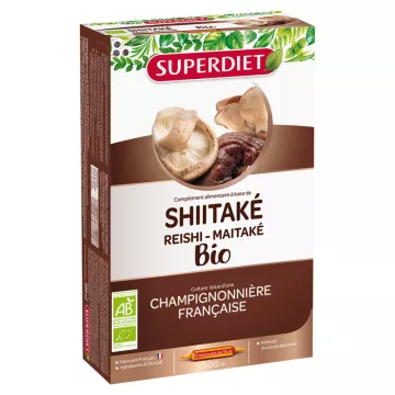 Superdiet Shiitake+ Organic 20 флаконов