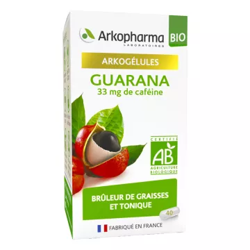 Arkogélules Guarana Bio Brûleur de Graisse 40 gélules
