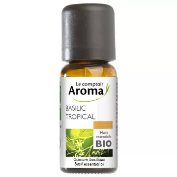 Le Comptoir Aroma Basil Essential Oil 10ml Bio Tropcial