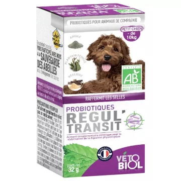 Vetobiol Bio Regul'Transit em pó para cães