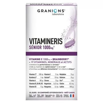 Granions Vitamineris Senior 1000mg 30 Effervescent Tablets