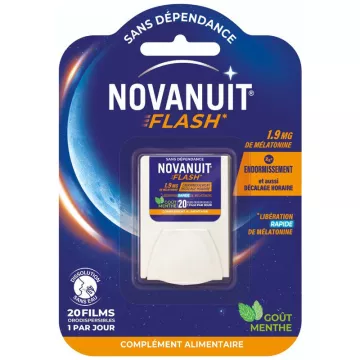 Novanuit Flash 20 Filmes orodispersíveis